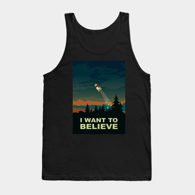 I want to believe Tank Top by mangulica